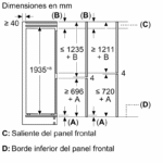 Bosch KBN96ADD0 284L Frigorífico Combi Integrable Serie 6 No Frost - Imagen 2