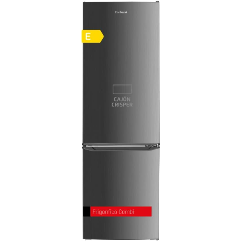 41aW5gAEnnL._AC_SL1100_.png Corberó CCH1824E Frigorífico Combi Estático 262L - Imagen 1